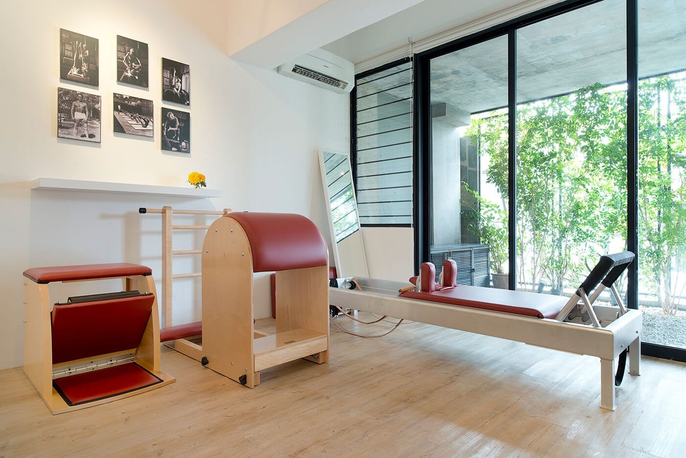 Pilates studio interior